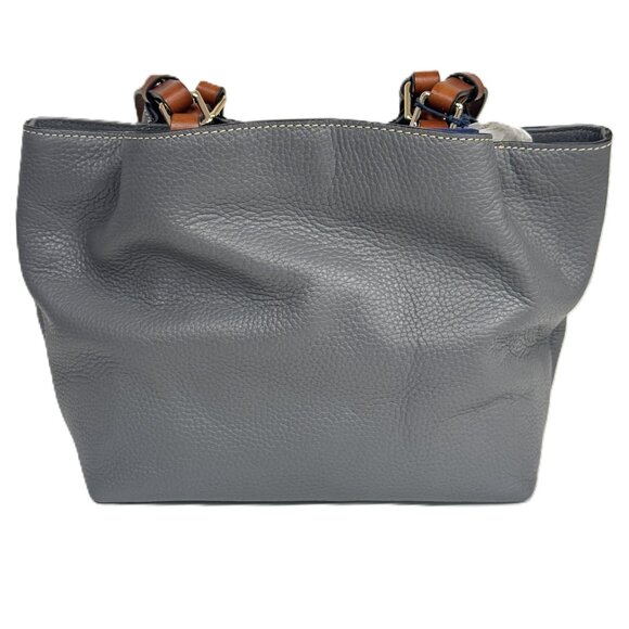 Dooney & Bourke Leather Satchel Small Flynn Bag - Picture 3 of 7